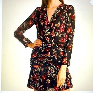 A.L.C. Haven silk floral dress